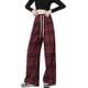 thumbnail image 1 of Pack 3 Pantalón A Cuadros Casuales Mujer Forro De Peludo, 1 of 8