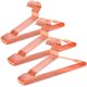 thumbnail image 1 of Colgador de ropa Amber Home, 30 unidades, 17 pulgadas, metal dorado rosado, 1 of 7