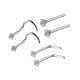thumbnail image 1 of 6 Anillos De Nariz Con Sacacorchos De Acero Inoxidable Para Hombres Y Mujeres, Cumpleaños, Argent, 1 of 5