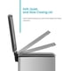 thumbnail image 5 of Bote de basura Home Zone Living de acero inoxidable delgado de 30 litros, plateado, 5 of 8