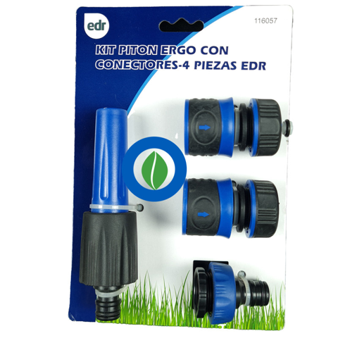 Edr - Kit Pitón Con Adaptadores Y Conectores 4 Piezas