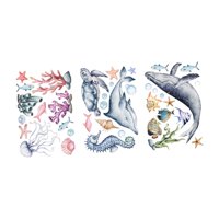 Bothyi - 3X Calcomanías De Pared Luminosas Home Underwater World Que Brillan En La Oscuridad