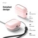 thumbnail image 5 of Funda transparente con cordón de TPU rosa para AirPods Pro 3 de Elago, 5 of 9