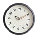 thumbnail image 5 of Reloj de pared de 10 pulgadas, reloj de pared decorativo, reloj colgante de pared nórdico silencioso, números grandes para decoración de sala de estar Gris, 5 of 5
