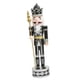 thumbnail image 3 of Figuras De Cascanueces Hechas A Mano, Estatuilla Tradicional Para Sala De Estar, Hogar, Plata, 3 of 3