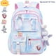 thumbnail image 1 of Waterproof Rainbow Schoolbag Student Girls Children's Princess Refrigerator Door Backpack Spine Protector Shoulder Bags Cute, 1 of 3