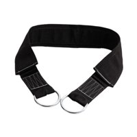 Magideal - Correa De Carga De Mancuerna Cinturón De Cuclillas Cinabalización De Engranaje Con Cañón Con Anillos Placa De Peso Tirar Hacia Arriba Cinturón T Barra