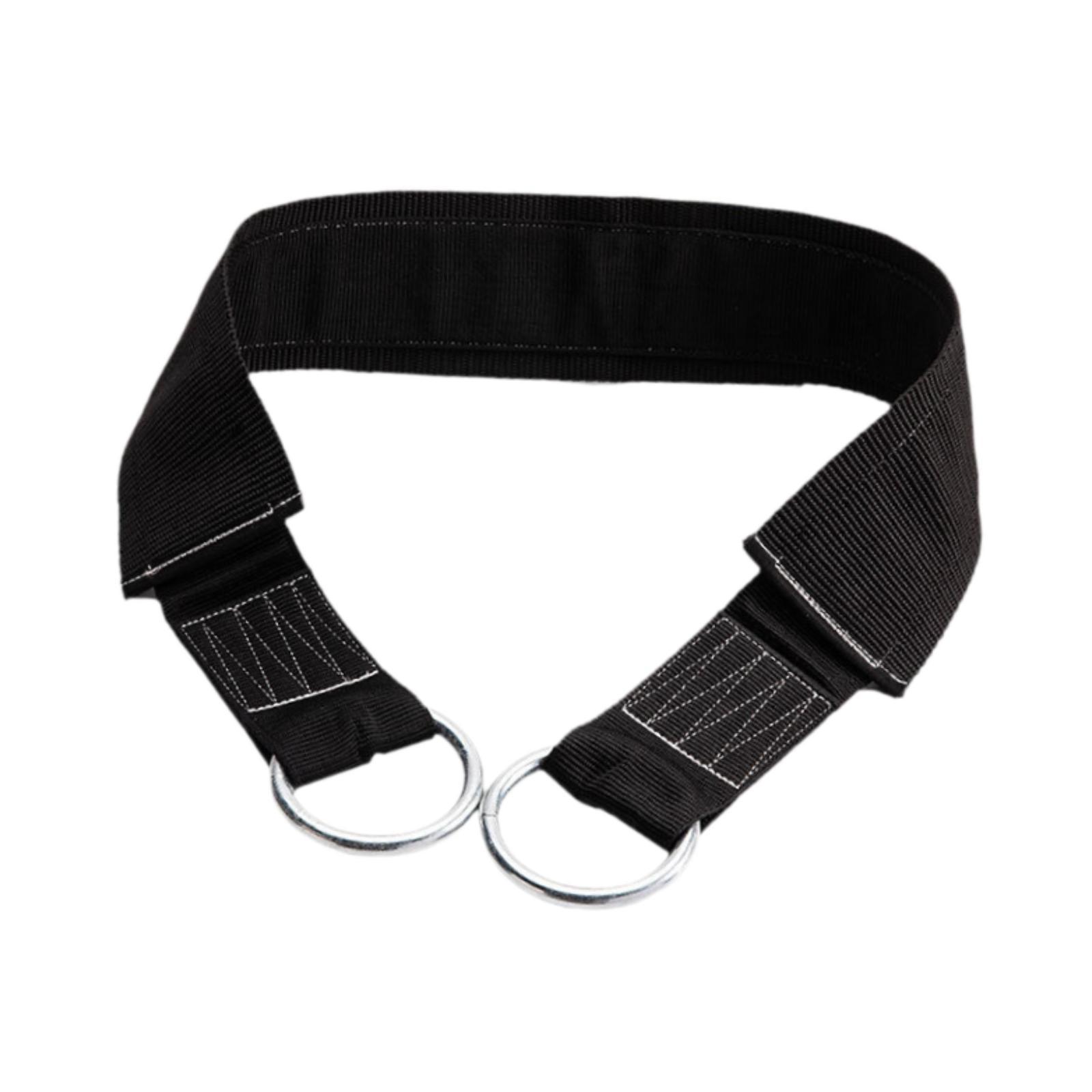 Magideal - Correa De Carga De Mancuerna Cinturón De Cuclillas Cinabalización De Engranaje Con Cañón Con Anillos Placa De Peso Tirar Hacia Arriba Cinturón T Barra