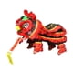 thumbnail image 4 of Marioneta de mano con cuerdas y varilla, juguete de león de marioneta china, decoración de año Nuevo chino para el Festival de Primavera , negro rojo, 4 of 5