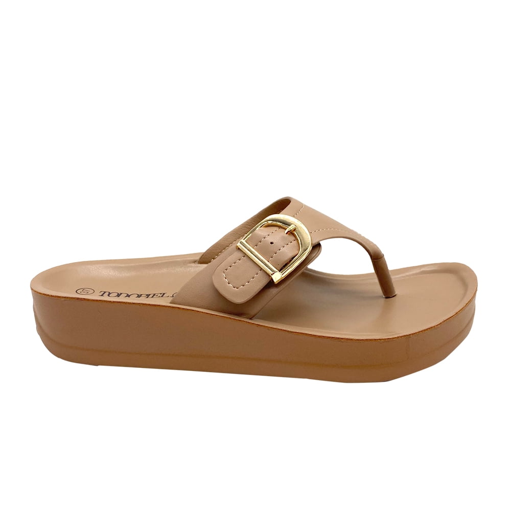 Todopiel - Sandalia Beige Zb057
