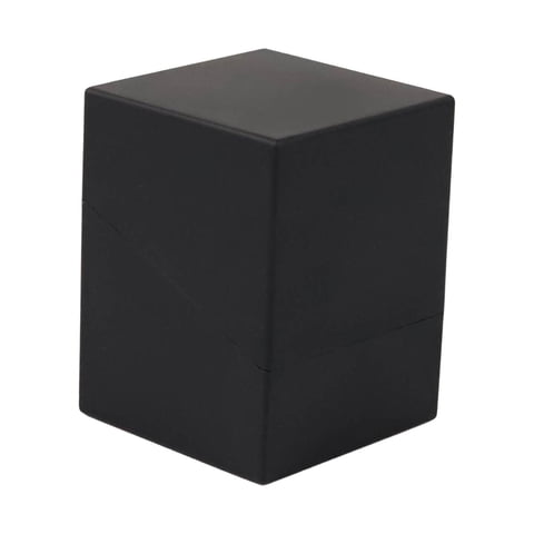 Bothyi - Trading Card Deck Box Organizador Soporte De Almacenamiento Sostiene Tarjetas 100 Sturdy Para Tcg Black