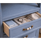 thumbnail image 5 of Velador Organizador Azul de Madera con Estante 47 × 32 × 70 cm, 5 of 8