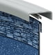 thumbnail image 1 of Pureline Revestimiento Superpuesto Ovalado de Piedra Apilada para Piscina Sobre el Suelo 16'x32', Pared 48"-54", Gauge Estándar, 1 of 2