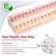 thumbnail image 2 of Organizador de Pastillas Mensual Grande 32 Compartimentos - Pastillero 30 Días 1 Vez al Día, Compartimentos Grandes, Plástico Sin BPA, Tapa Removible, Transparente, Caja de 50, 2 of 8