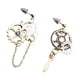 thumbnail image 3 of Pendientes Steampunk Asimétricos Cuelga Ear Studs Charms Wedding Club Tipo 1, 3 of 5
