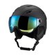 thumbnail image 2 of Casco De Esquí Gafas Protectoras Cálidas Con Almohadilla Para La Mandíbula Casco De Esquí De Nieve Para Frío Negro De 51 A 54 Cm, 2 of 5