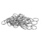 thumbnail image 5 of 50 piezas de hierro redondo de Split llaveros llaveros Loop joyas resultados 20 mm, 5 of 5