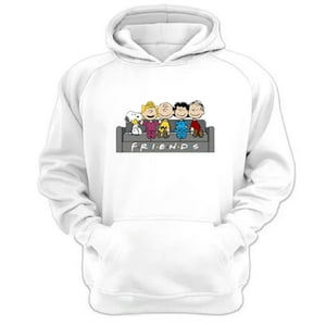 Genérico - Polerón Canguro Friends Blanco Talla Xs Unisex
