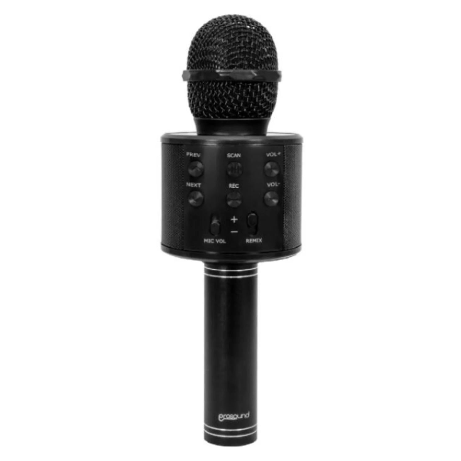 Prosound - Microfono Karaoke Parlante Bluetooth Negro