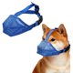 thumbnail image 1 of Bozal para Perros, Bozal de Malla Suave Ajustable Cubierta de Boca Transpirable, (Azul, S), Destinado para Anti Mordeduras Masticación/Cachorros Pequeños Medianos Grandes/Aseo/Permite Jadear Beber, 1 of 7