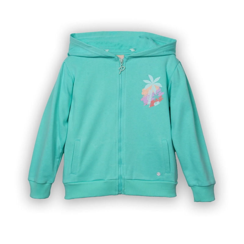 Polerón Niña Verde Pillin