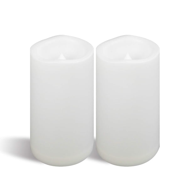 Velas LED CANDLE CHOICE 10 cm x 20 cm, paquete de 2 con temporizador