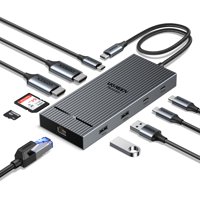 Ugreen Estación De Acoplamiento Usb C Revodok Pro 10 En 1 Dual 4K 60Hz