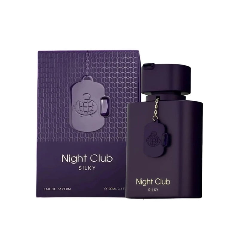 Perfume Fragrance World Night Club Silky Edp 100ml Mujer – Aroma Dulce Vainilla Y Frambuesa