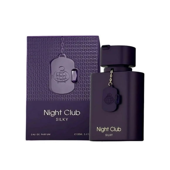 Perfume Fragrance World Night Club Silky EDP 100ml Mujer – Aroma dulce vainilla y frambuesa
