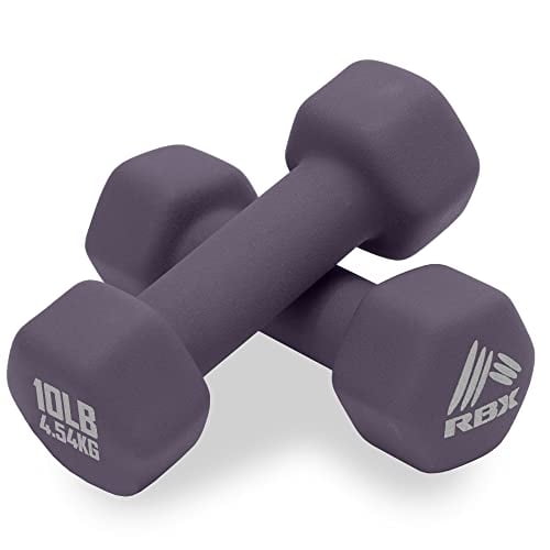 Set de Mancuernas RBX de Neopreno 10 kg (Par de 20 kg)