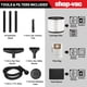 thumbnail image 3 of Aspiradora para productos húmedos y secos Shop-Vac 5922805 30L 4.5HP con accesorios, 3 of 7