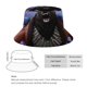 thumbnail image 2 of Rey Lobo Sombrero bucket para adultos, gorra de protección solar, sombrero de pescador plegable para viajes al aire libre, pesca y actividades de verano, 2 of 6