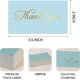 thumbnail image 3 of SMOQYKBW Tarjetas de agradecimiento azules para pequeñas empresas, foil dorado, paquete de 100, 3 of 7