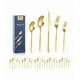 thumbnail image 2 of Juego De Cuchilleria De Acero Inoxidable 30 Piezas Dorado, 2 of 3