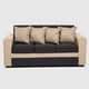 thumbnail image 3 of Sofa Paris 2 Pouf Beige Negro, 3 of 5