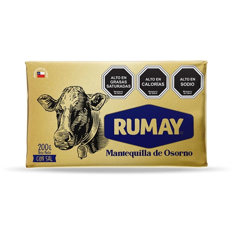 Mantequilla Con Sal Tradicional 200 g Rumay