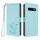 thumbnail image 1 of Funda Volteable tipo Billetera con Correa para Samsung Galaxy S10, Verde Claro, 1 of 6