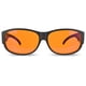 thumbnail image 2 of Gafas De Bloqueo De Luz Azul Fit Over Amber, 2 of 9
