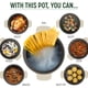 thumbnail image 3 of Olla todo en uno Goodful de Dutch Oven, 4,7 litros, con tapa, rejilla y volteador, 3 of 9
