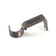 thumbnail image 1 of Upgrade Your Bathroom with our Set of 2 Adjustable Curtain Rod Wall Bracket Hooks in Silvery Black and Bronze - Perfect Bathroom Accessories!, 1 of 5