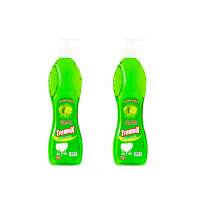 Tremex Lavaloza Líquido Aroma Limón Verde Con Válvula Pack 2 X 750 Cc – Poder Antigrasa Y Aroma Refrescante