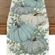 thumbnail image 1 of 1pc Fall Eucalyptus Leaves Pumpkins Table Runner, Autumn Halloween Kitchen Dining Table Decoration For Indoor Outdoor Party, Gift,13x72 Inch, 1 of 4