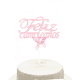 thumbnail image 1 of Topper Torta Feliz Cumpleaños Rosado Glow X1Uni, 1 of 1