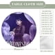 thumbnail image 2 of Merlina Addams theme Fitted Round Tablecloths Elastic Edged Table Covers Waterproof Table Cloth For Kitchen Holiday Party Tables Decor 150cm, 2 of 6
