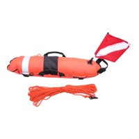 Ioensy - Flotador De Boya De Apnea Con Cuerdas De 25 M Para Pesca Submarina De Buceo Libre Rojo