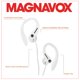 thumbnail image 2 of Auriculares Earhook Magnavox MHP4854-WH con micrófono, color blanco, 2 of 6
