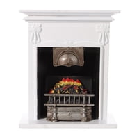 Magideal - Chimenea Para Casa De Muñecas A Escala 1:12, Accesorio Para Muebles Artesanales En Miniatura, Decoración De Madera Realista Y Versátil Para Cumpleaños