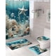 thumbnail image 3 of Set de baño 5 piezas Cortina mas Alfombras mas forro de ducha, 3 of 6