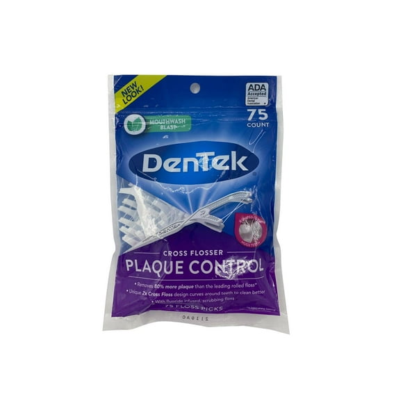 Hilo Dental Cross Flosser Dentek 75 Unidades
