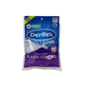 Hilo Dental Cross Flosser Dentek 75 Unidades Blanco